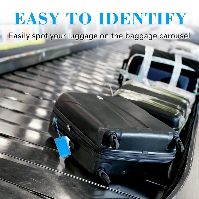 Sodsay 10 Pack Luggage Tags for Suitcases, Airplane Travel Essentials for Flying, International Travel Must Haves, and Luggage Accessories by Sodsay - Image 5